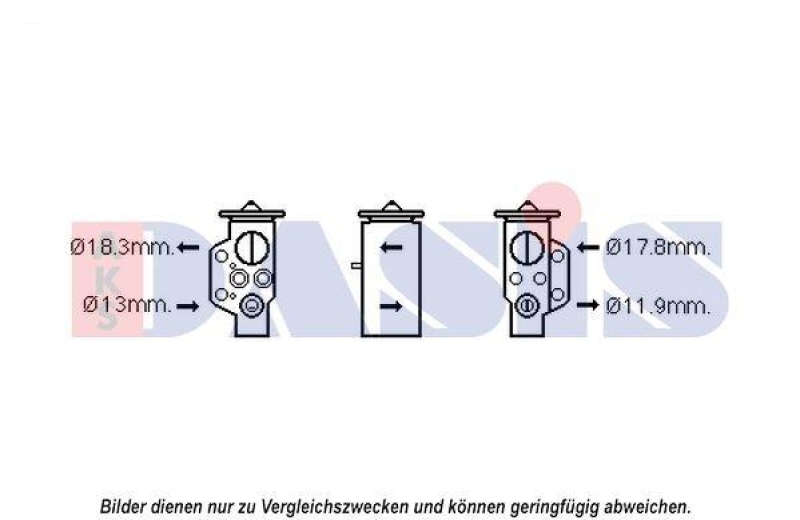 AKS DASIS Expansionsventil, Klimaanlage