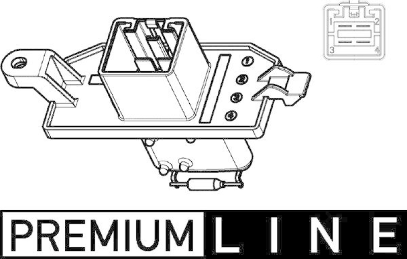 MAHLE Widerstand, Innenraumgebläse BEHR *** PREMIUM LINE ***