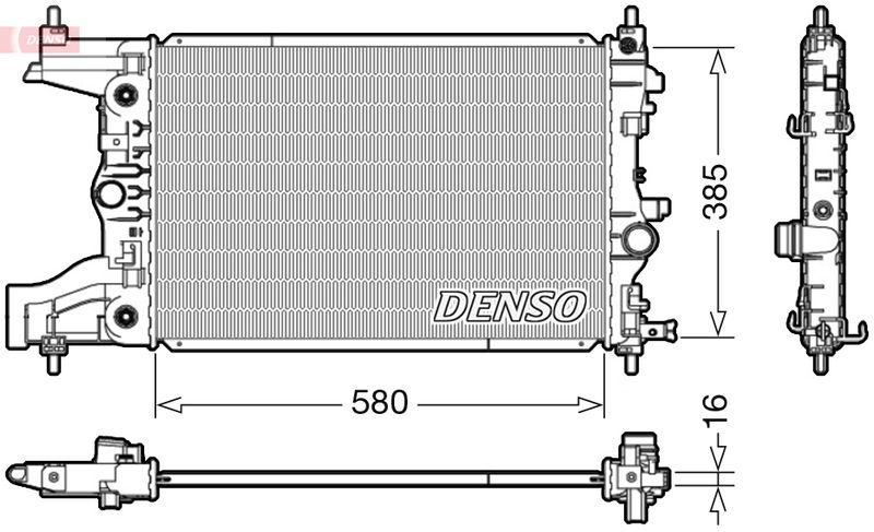 DENSO Radiator, engine cooling