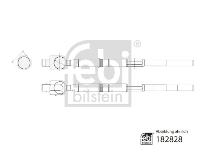 FEBI BILSTEIN Axialgelenk, Spurstange