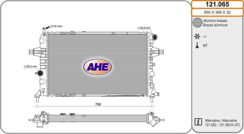 AHE Radiator, engine cooling