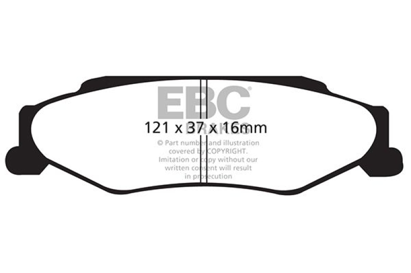 EBC Brakes Brake Pad Set, disc brake