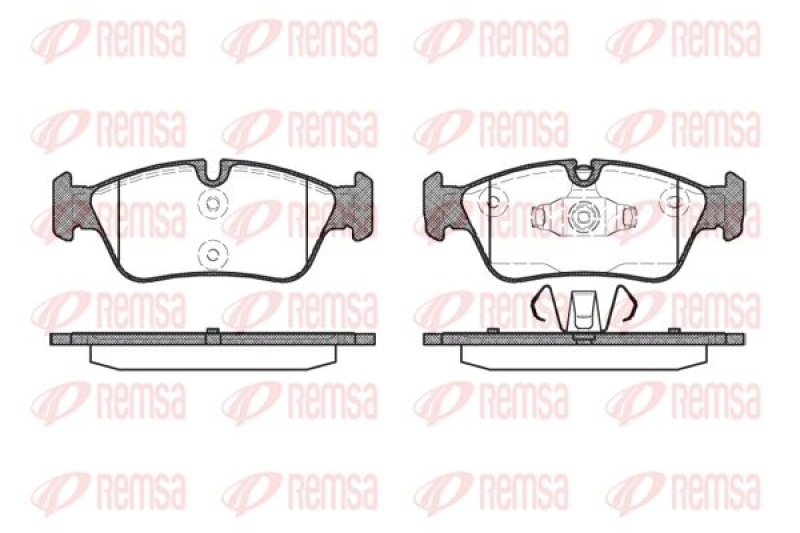 KAWE Brake Pad Set, disc brake