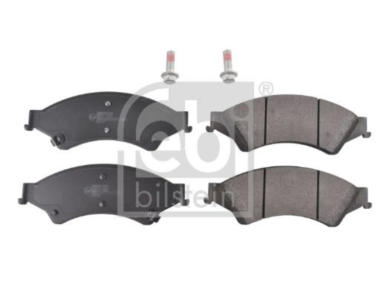 2x FEBI Bremsscheibe Bremse Ø302mm + Beläge vorne passend für Ford Ranger TKE