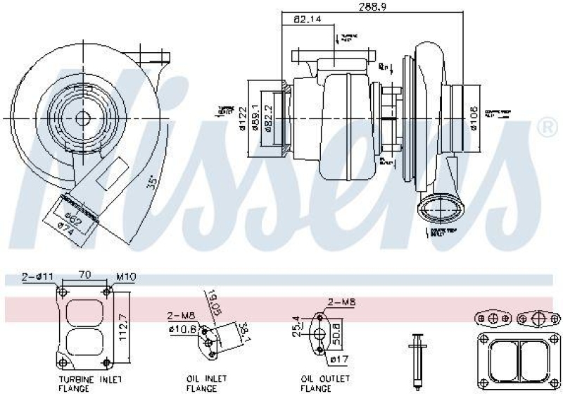 NISSENS Lader, Aufladung ** FIRST FIT **