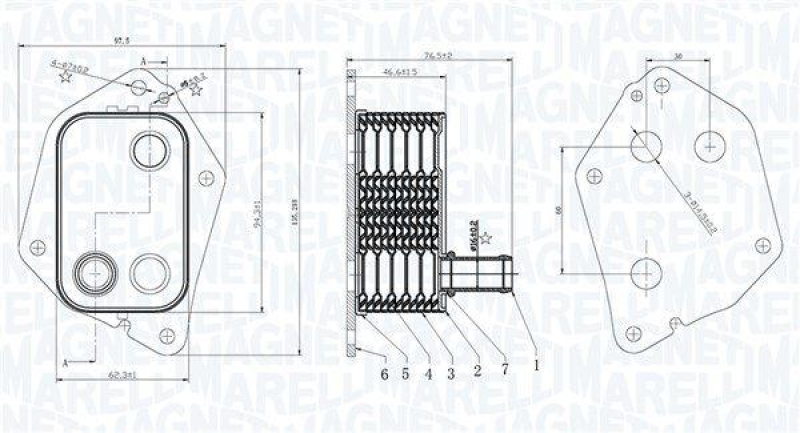 MAGNETI MARELLI Ölkühler, Motoröl