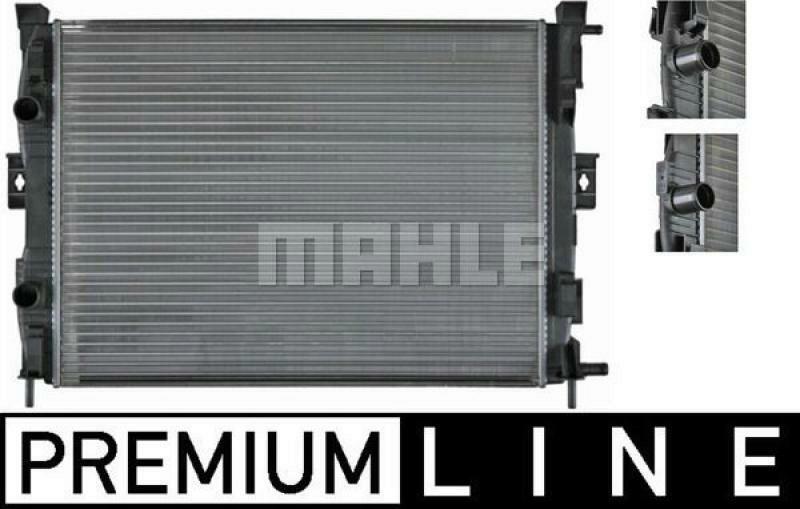 MAHLE Radiator, engine cooling PREMIUM LINE