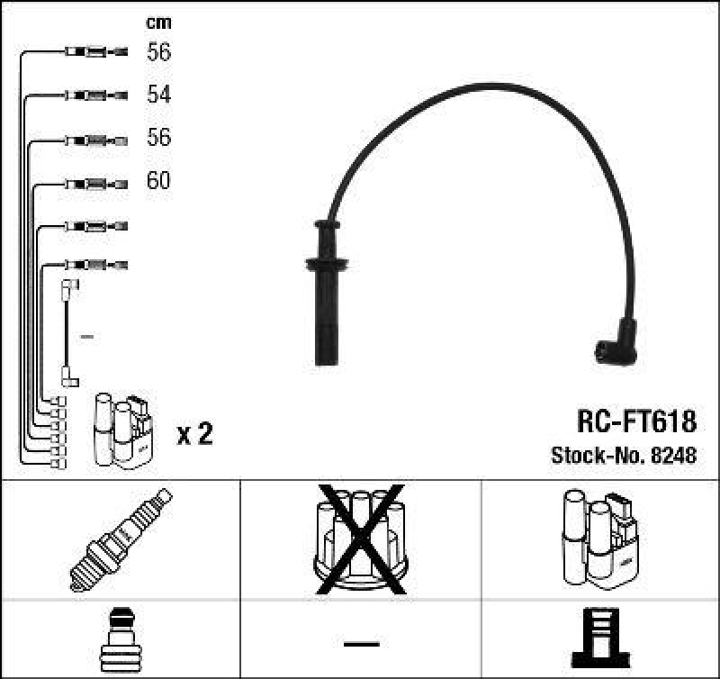 NGK Ignition Cable Kit