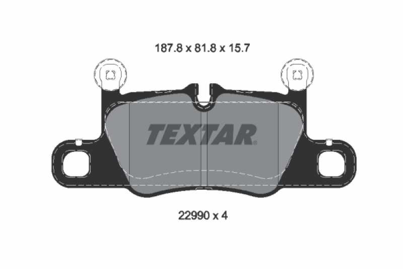 TEXTAR Bremsbelagsatz, Scheibenbremse Q+