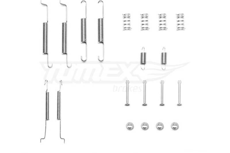 TOMEX Brakes Zubehörsatz Bremsbacken Trommelbremse Montagesatz