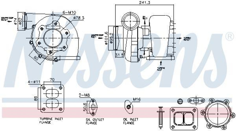 NISSENS Lader, Aufladung ** FIRST FIT **