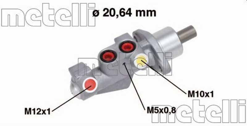 METELLI Brake Master Cylinder