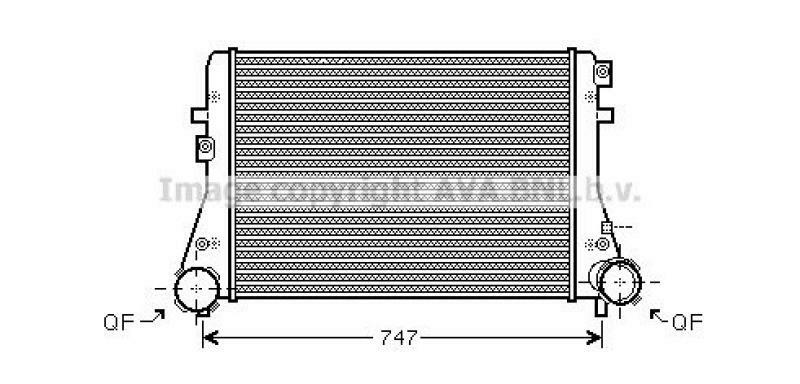 AVA QUALITY COOLING Intercooler, charger