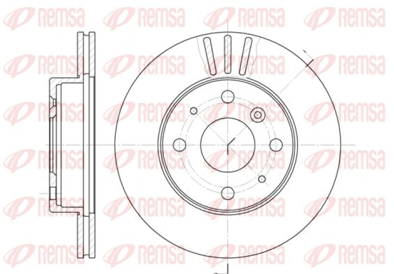 2x KAWE Brake Disc