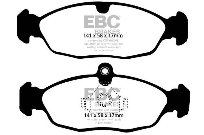 EBC Brakes Brake Pad Set, disc brake