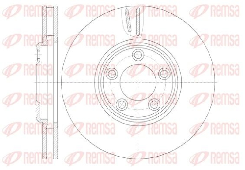 2x REMSA Brake Disc