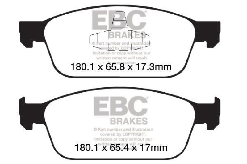 EBC Brakes Brake Pad Set, disc brake