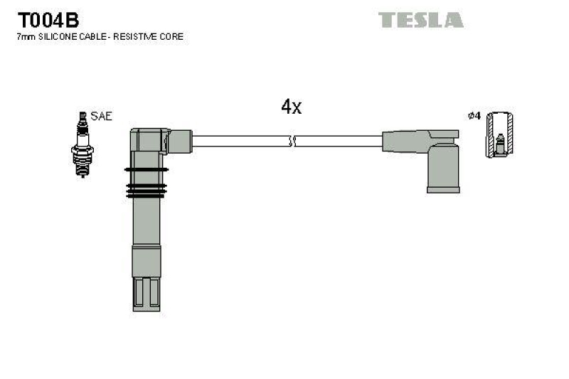 TESLA Ignition Cable Kit