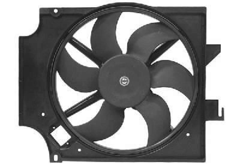 VAN WEZEL Fan, radiator