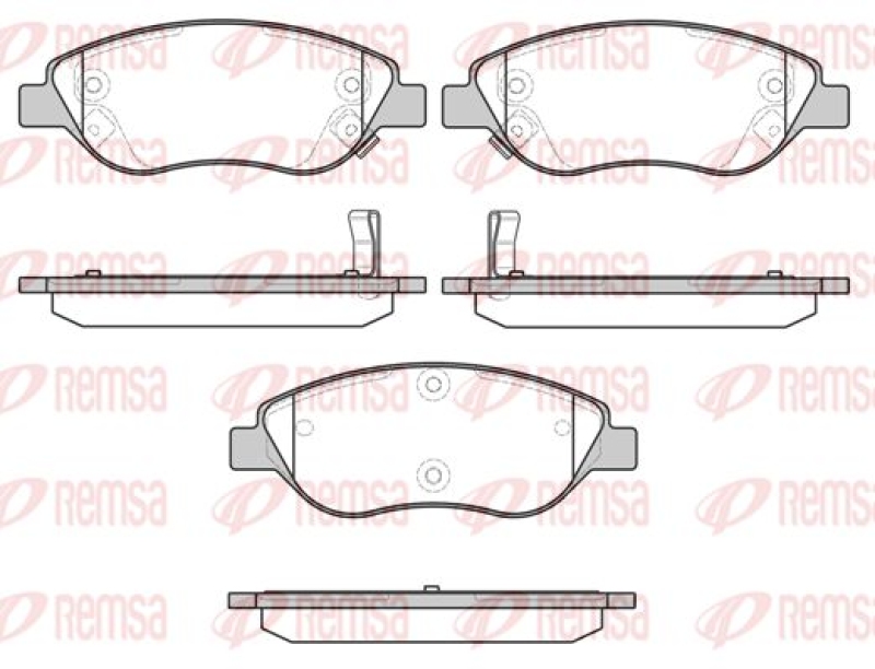 KAWE Brake Pad Set, disc brake