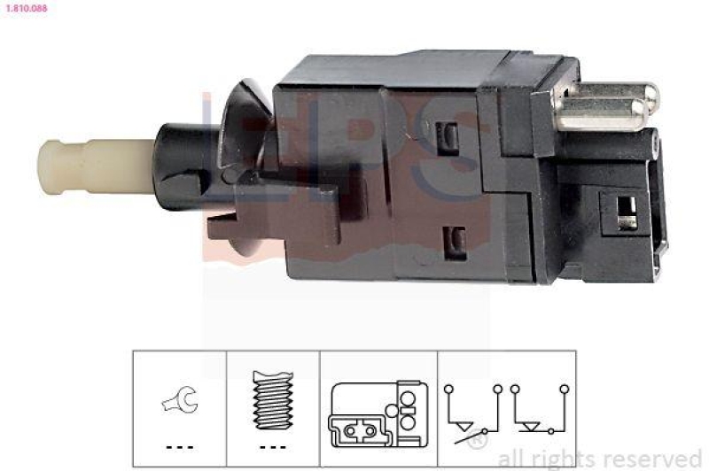 EPS Bremslichtschalter Made in Italy - OE Equivalent