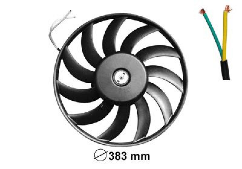 VAN WEZEL Fan, radiator