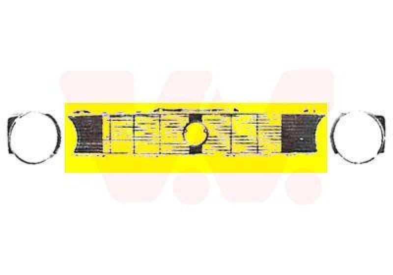 VAN WEZEL Radiator Grille