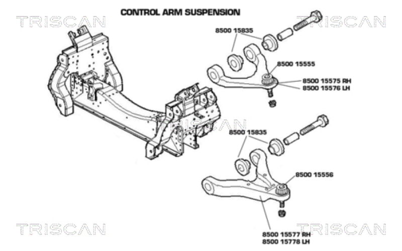 TRISCAN Track Control Arm