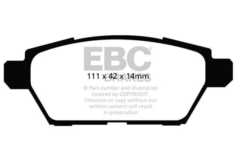 EBC Brakes Brake Pad Set, disc brake