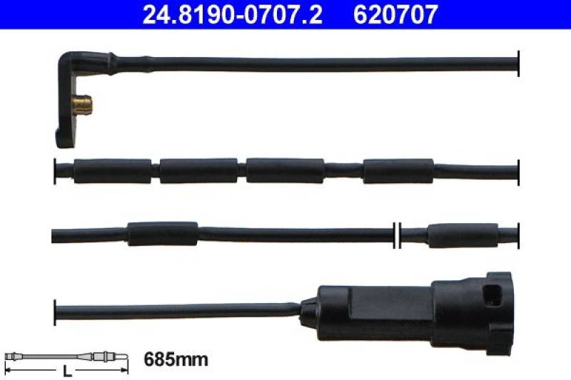 ATE Powerdisc Bremsscheiben 236mm + Bremsbeläge Vorne passend für Opel Corsa 1.0