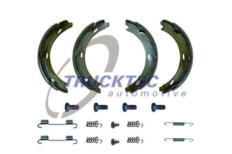 TRUCKTEC AUTOMOTIVE Brake Shoe Set, parking brake