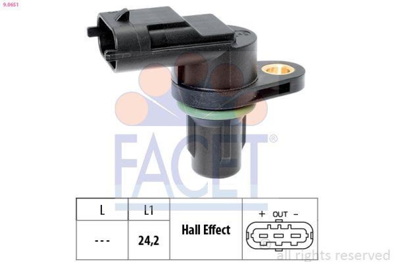 FACET Sensor, camshaft position Made in Italy - OE Equivalent