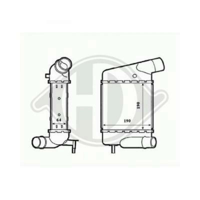 DIEDERICHS Intercooler, charger DIEDERICHS Climate
