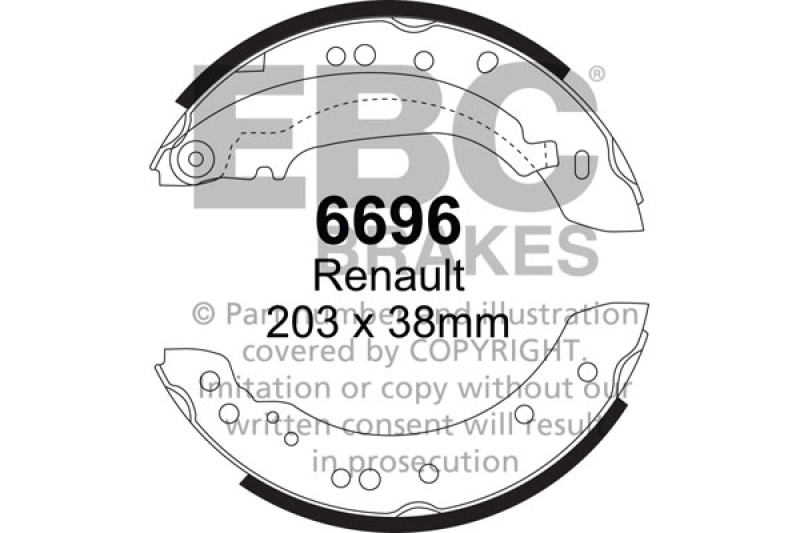 EBC Brakes Bremsbackensatz