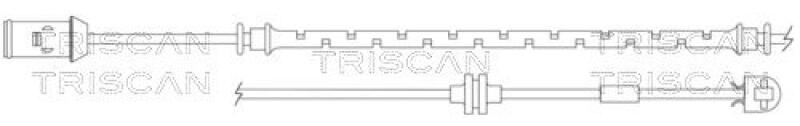 TRISCAN Warning Contact, brake pad wear