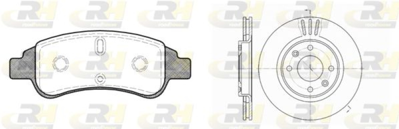 ROADHOUSE Brake Set, disc brake Dual Kit