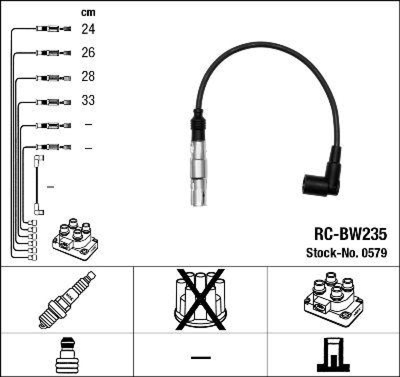 NGK Ignition Cable Kit