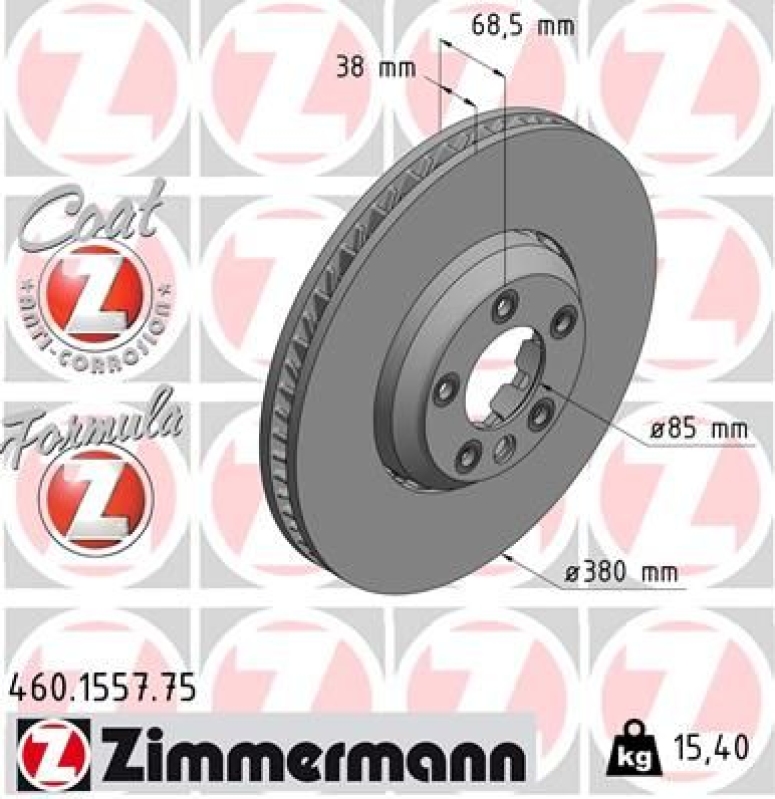 ZIMMERMANN Brake Disc FORMULA Z BRAKE DISC