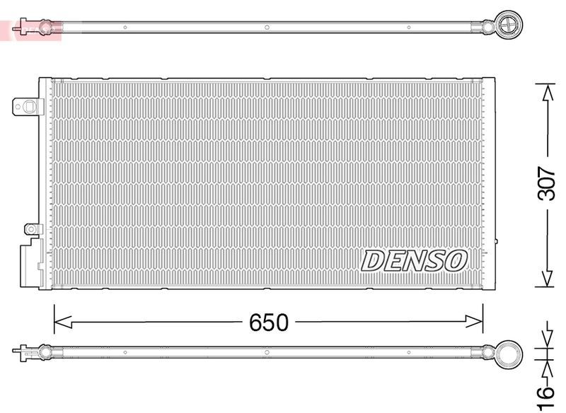 DENSO Condenser, air conditioning