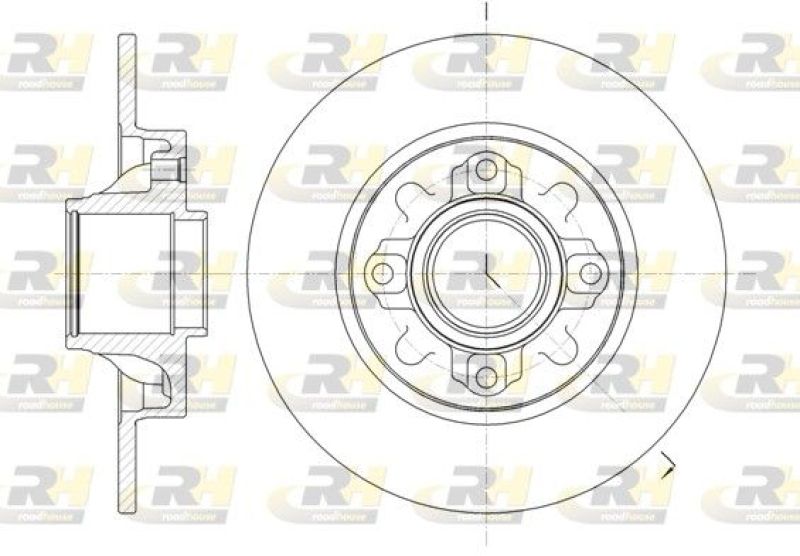 2x ROADHOUSE Bremsscheibe