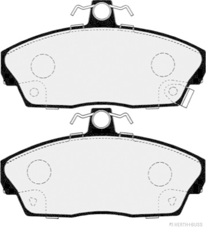 HERTH+BUSS JAKOPARTS Brake Pad Set, disc brake