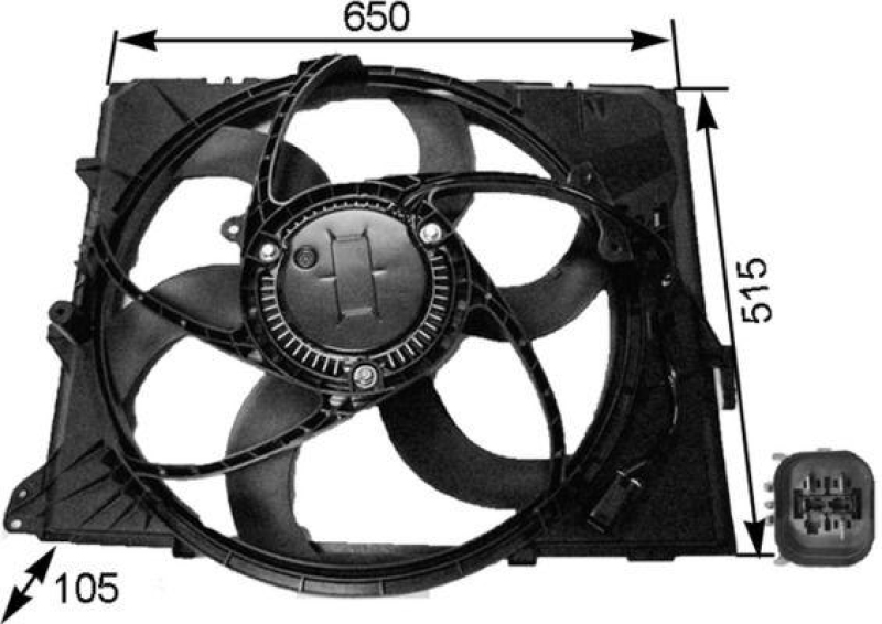 MAHLE Fan, radiator