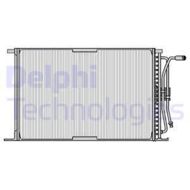 DELPHI Condenser, air conditioning