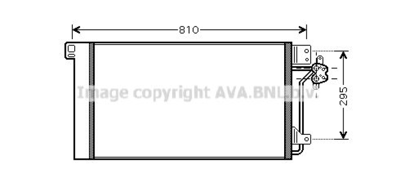 AVA QUALITY COOLING Condenser, air conditioning