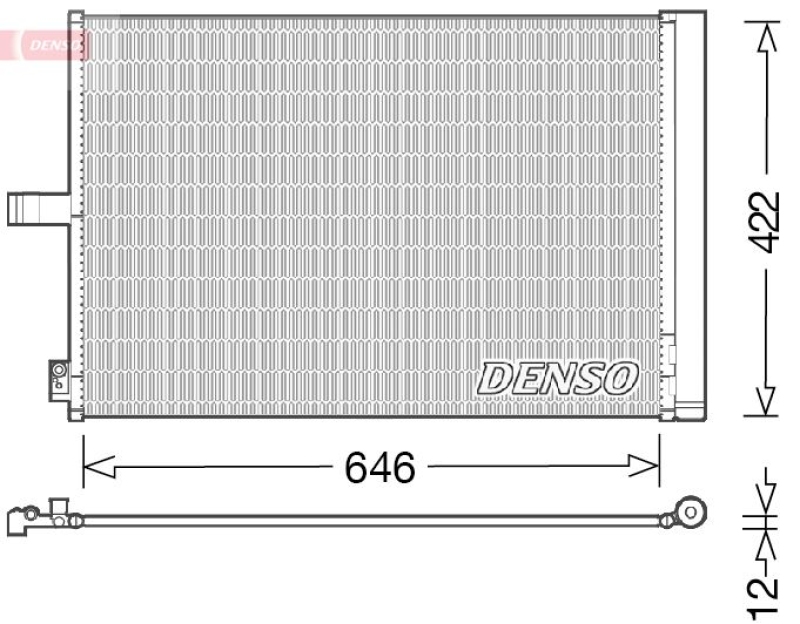 DENSO Condenser, air conditioning