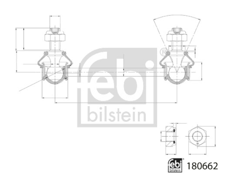 FEBI BILSTEIN Stange/Strebe, Stabilisator