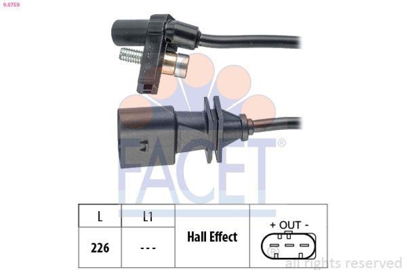 FACET Impulsgeber, Kurbelwelle Made in Italy - OE Equivalent