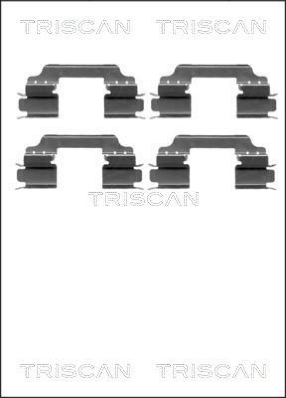 TRISCAN Accessory Kit, disc brake pad