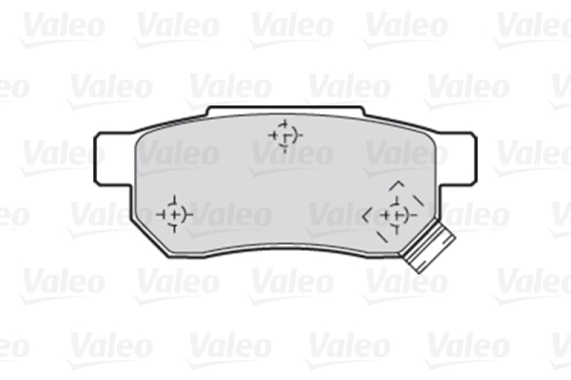 VALEO Brake Pad Set, disc brake FIRST