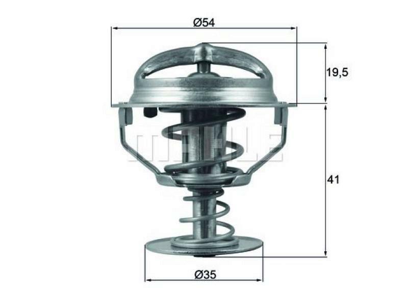 MAHLE Thermostat, coolant